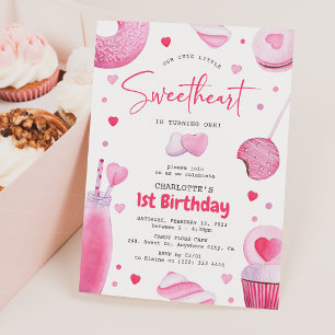 Vår lilla hjärtas 1-årsdag inbjudningar