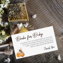 Vår lilla honung Bokar för Baby Baby Shower