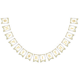 Vår lilla honungs födelsedagsbanner för milstolpe vimplar