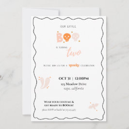 Vår lilla inbjudan på födelsedagen