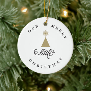 Vår lilla julklapp Baby 1:a jul Julgransprydnad Keramik