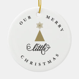 Vår lilla julklapp Baby 1:a jul Julgransprydnad Keramik