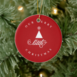 Vår lilla julklapp Baby 1:a jul Julgransprydnad Keramik