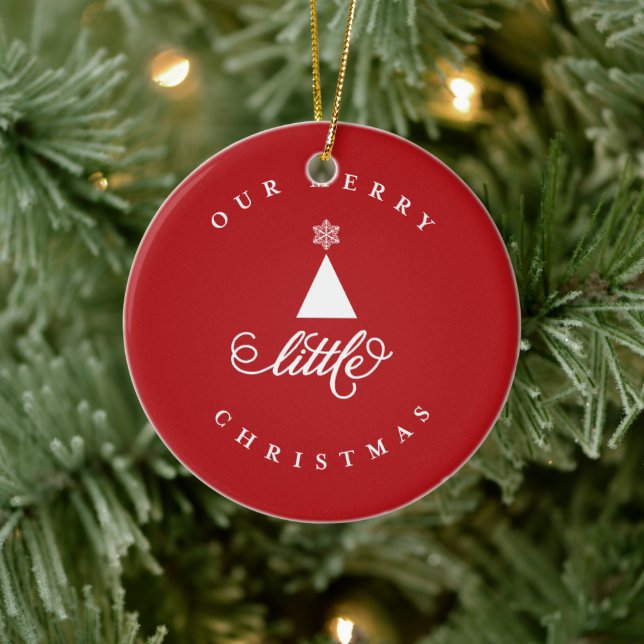 Vår lilla julklapp Baby 1:a jul Julgransprydnad Keramik (Träd)