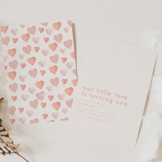 Vår lilla kärlek är en inbjudan till en födelsedag (Skapare uppladdad)