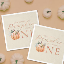 Vår lilla knumpkin är en första födelsedag