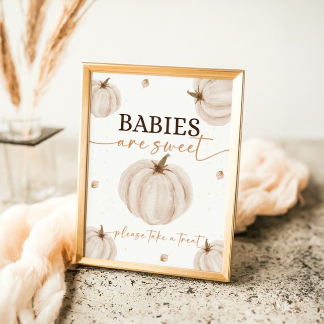 Vår lilla knumpkin Birthday Spädbarn är sötad Poster (Skapare uppladdad)