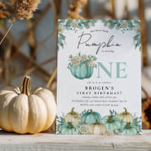 Vår lilla knumpkin Teal & White 1:a födelsedag