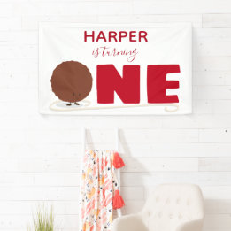 Vår lilla köttboll blir en första födelsedag