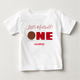 Vår lilla köttboll blir en första födelsedag t shirt