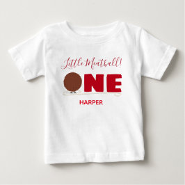 Vår lilla köttboll blir en första födelsedag t shirt