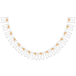 Vår lilla kroissant 1:a födelsedag Party Vimplar