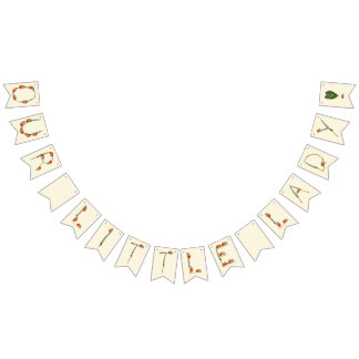 Vår lilla Ladybug blir en - första födelsedag Vimplar