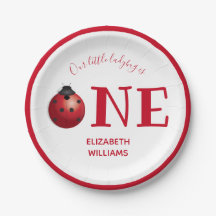 Vår lilla Ladybug en första Födelsedagsfest