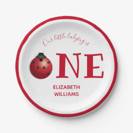 Vår lilla Ladybug en första Födelsedagsfest