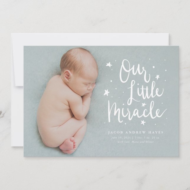 Vår lilla Miracle Birth Meddelande (Framsida)