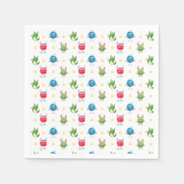 Vår lilla monster-Födelsedagsfest Pappersservett