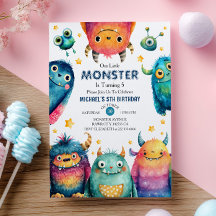 Vår lilla monster Whimsical Kids Födelsedagsfest