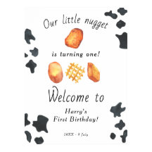 Vår lilla Nugget vänder en Barns födelsedag