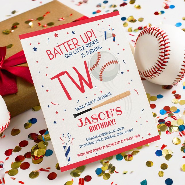 Vår lilla nybörjarbasebollbudget 2:a födelsedag (Skapare uppladdad)