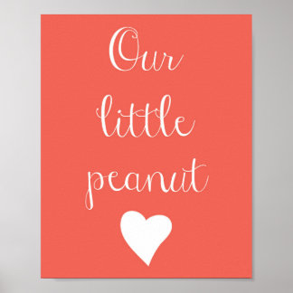 Vår lilla Peanut Poster