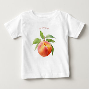 Vår lilla persienfärgad vattenfärg t shirt