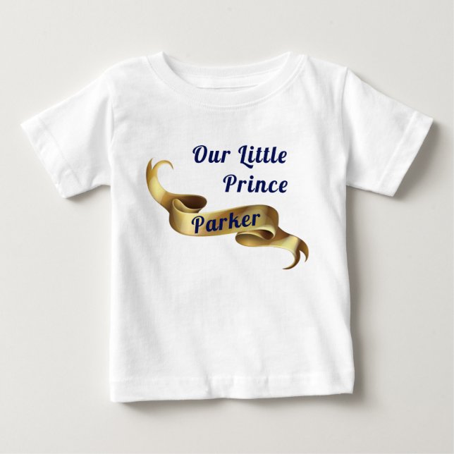 Vår lilla Prince Royal Personlig T Shirt (Framsida)