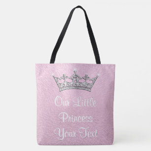 Vår lilla prinsessa Personlig Tote Bag Tygkasse