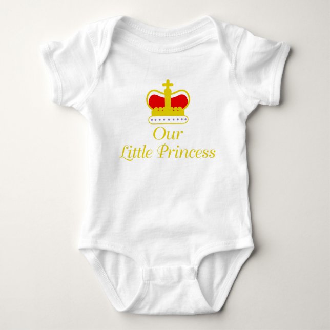 Vår lilla prinsessa tee shirt (Framsida)