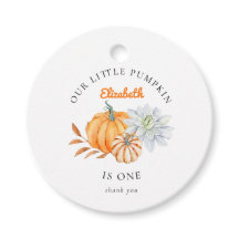 Vår lilla Pumpkin 1:a födelsedagsdagen-Elegant fal