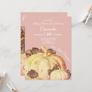 Vår lilla Pumpkin BOHO Mauve Flicka Shower
