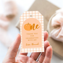 Vår lilla Pumpkin Boho-Orange 1:a födelsedagen