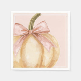 Vår lilla Pumpkin på Way Fall Baby Shower Pappersservett
