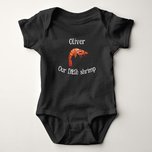 Vår lilla räka oceaniska  t shirt (Framsida)