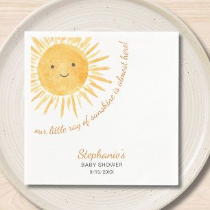 Vår lilla Ray av Solskine Baby Shower Pappersservett