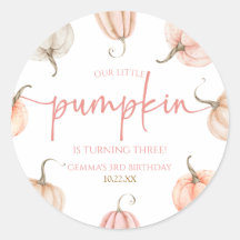 Vår lilla Rosa White Fall Födelsedagsfest