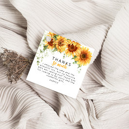 Vår lilla solros Födelsedags Fototackkort Gåvor Etiketter