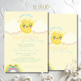 Vår lilla solsken är på väg Baby Shower Inbjudningar