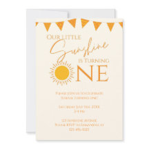 Vår lilla solsken fyller ett