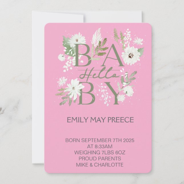 Vår lilla solskenskamp på födelsedagen inbjudningar (Framsida)