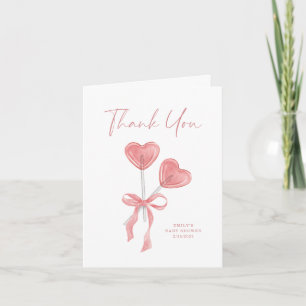 Vår lilla sötnos Valentine Baby Shower Tack Inbjudan