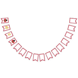 Vår lilla turkiske första födelsedag, hög stol (fl vimplar