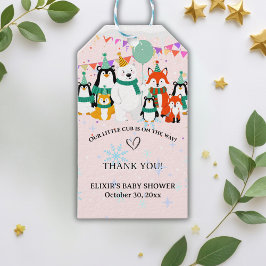 Vår lilla Unge | Barnskor för arktiska djur Presentetikett