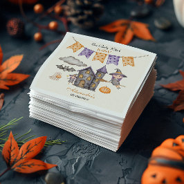 Vår lilla väska vänder en. pappersservett