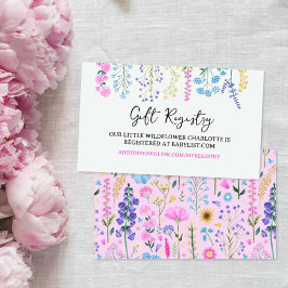 Vår lilla vildblomma presentregister tilläggskort