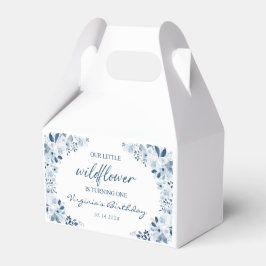 Vår lilla Wildblomma Flicka 1:a födelsedagen Party Presentaskar