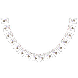 Vår lille Beaver 1:a födelsedag Party Vimplar