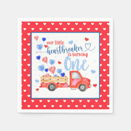 Vår lille Heartbrytare håller på att förvandla EN  Pappersservett