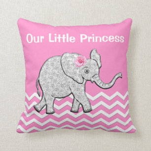 Vår lite Princess Rosa Behandla som ett barn Kudde