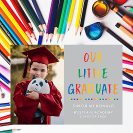 VÅR LITE STUDENT | PHOTO GRAD PARTY-INBJUDAN INBJUDNINGAR
